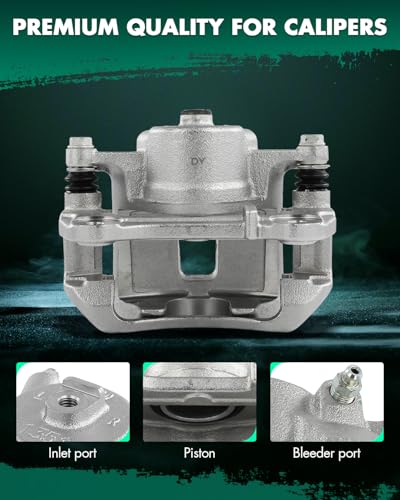 Image of SCITOO 18B4880A Front Left Disc Brake Caliper Assembly w /Bracket For Chevrolet For Cobalt 2007-2010,For Pontiac For G5 2007-2009