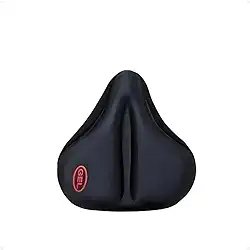 Capa de Selim Larga Gel para Banco de Bicicleta Ergométrica, Conforto Extra, Ideal para Fitness, MTB, Spinning, Pedalando Longas Distâncias, Acessório para Ciclistas e Exercícios em Casa.