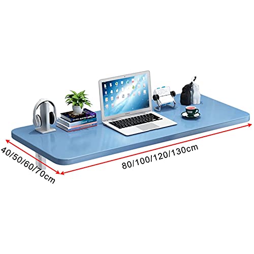 Table murale rabattable bois gain de place pour bureau et cuisine