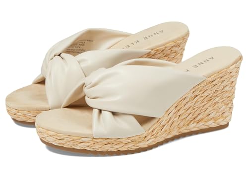 Sandale cage espadrille Anne Klein Winnie 40 EU écru pour femme confortable