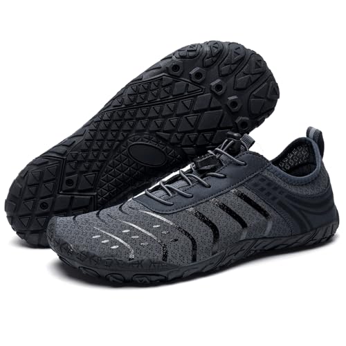 Image of Hike Barefoot Shoes for Women Men Breathable & Non-Slip Athletic Footwear Wide Toe Water Shoes,Designed for Walking,Running&Swimming