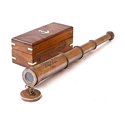 Vintage Copper Finish Telescope