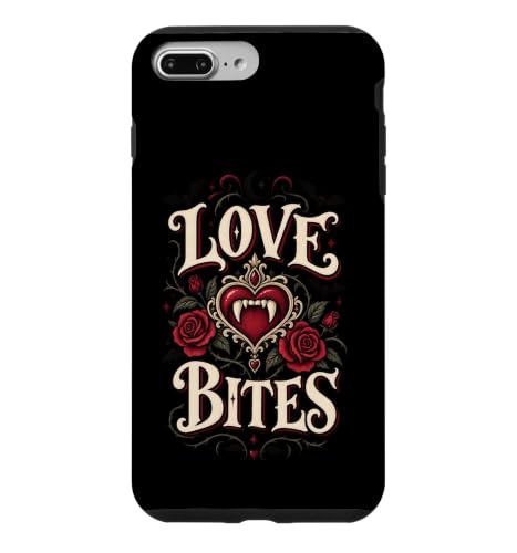 �z���S�̉� �n�[�g �S�V�b�N �s�C���ȃ_�[�N���}���X�̗��l �X�}�z�P�[�X iPhone 7 Plus/8 Plus �p