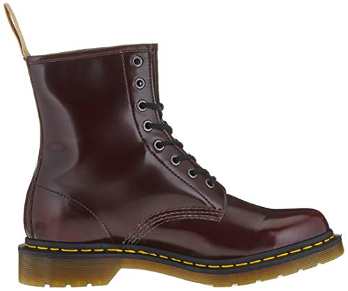 Dr. Martens Womens Vegan 1460 8-Eyelet Cherry Red Synthetic Leather Boots 8.5 Us #TOP5