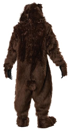 California Costumes: Deluxe Grizzly Bear Costume with Moveable Jaw Mask4