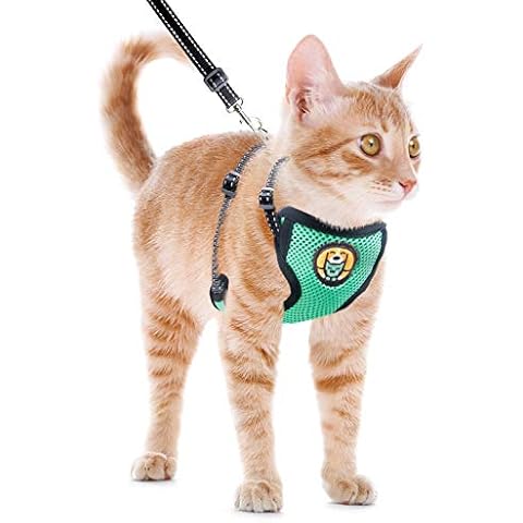 AWOOF Adjustable Cat Harness and Leash Set Cover