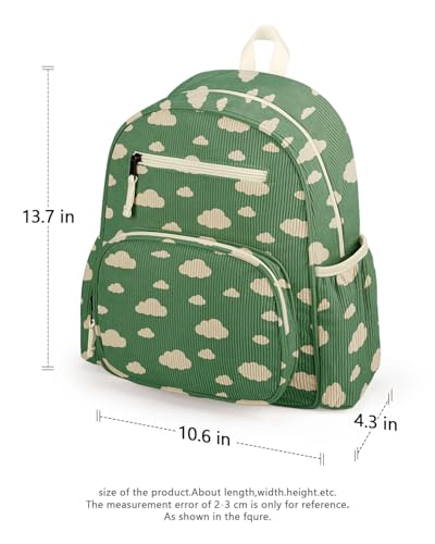 Image of atgark Corduroy Toddler Backpack for Girls Boys: Preschool Kindergarten Backpack - Cute Kids Backpacks for Girls Boys