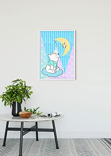 Póster de Winnie Pooh Moon para decorar el cuarto de un bebé 4