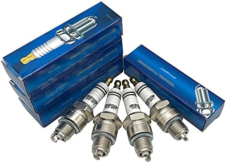 4PCS IRIDIUM Two Stroke Outboard Yacht Spark Plug SP7HIR Fit For W7BC BR7HIX IWF22 W22FPU10 BP7HIX BPR7HIX BP7HS B7HS-10 BR7HS B6HS Engine Spark Plug (Color : IRIDIUM ONE)
