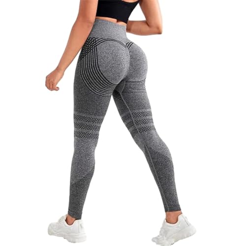 PRGIJ 2026 Ionixlabs Waist 3D Anti Cellulite Leggings for Women Slimming Workout Yoga Pants (Light Gray Medium)