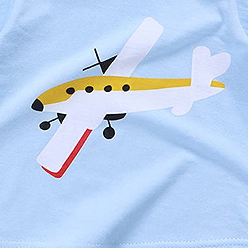 Conjunto de 2 peças de roupa de batismo para meninos e meninas 5 anos, Azul claro, 4-5 Anos