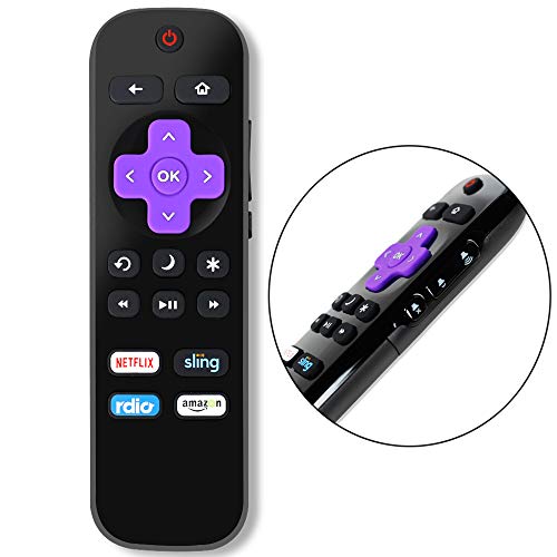 HONONJO HTR-R01 Remote Control for HAIER Roku TV 32E4000R 43E4500RA 49E4500RA 55E4500R 55E4500RB