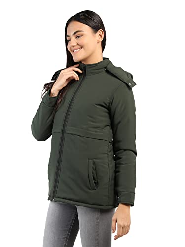 Image of CHKOKKO Women's Winter Quilted Jacket Olive 3XL