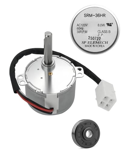 DD31-00013B for Samsung Dishwasher Geared Motor Exact Replacement Part kit,with DD62-00053A Motor Shaft Seal,Replacement for numbers 4000924, AP5917177,EAP9606349, PS9606349