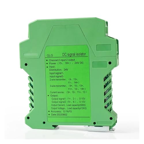 Isolateur de signal analogique multicanal 0-10V vers un transfert stable de 1-5V