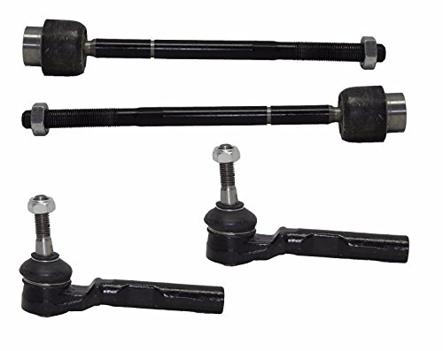 4 Pieces Kit Front Inner And Outer Tie Rod Ends #TOP27