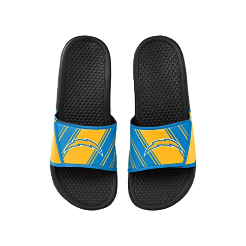 Image of FOCO mens NFL Team Logo Legacy Sport Slide Sandals