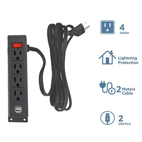 Caghuiin EMAREG-1651 Wall Mount Power Strip thumb #1