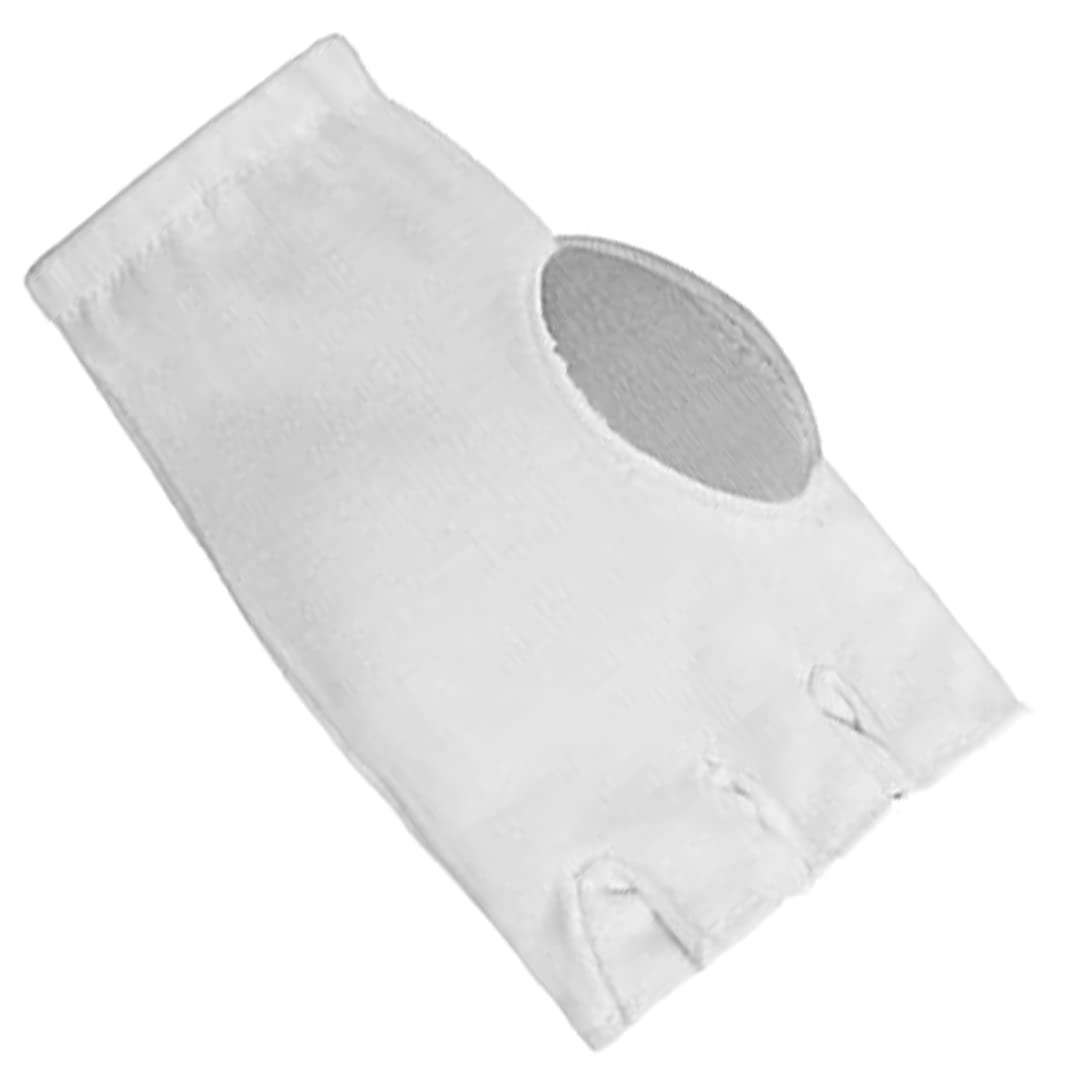 GM Fingerless Inner Gloves | Color: White | Size: Mens | Material: Cotton | For Men & Boys | Comfortable Fit | Highly Durable | Sweat Absorption | Double sided sweatband | Better grip 2