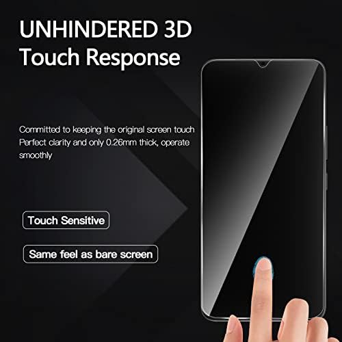 Anoowkoa [2 Pack 0.26mm Premium Compatible with Samsung Galaxy A04s/A23/M13/A13 Screen Protector Tempered Glass Film Guard Cover-Genuine Glass-One-Push Super Easy Installation