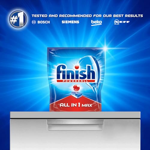 Finish Power Dishwasher Tablets, 90 Tabs, Lemon, Everyday Clean and Shine