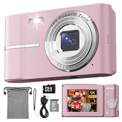 iMega デジタルカメラ 5.0 MEGAPIXEL / ビデオカメラ 小型 Amazon | 5000万画素・4K動画撮影 デジタルカメラ かわいい カメライ
