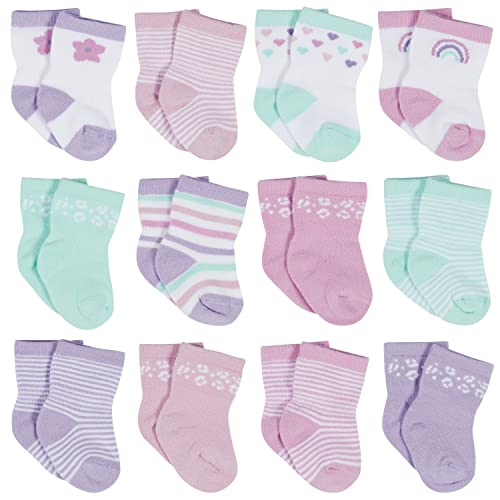 Image of Onesies Brand Unisex Baby 12-pair Bootie Socks
