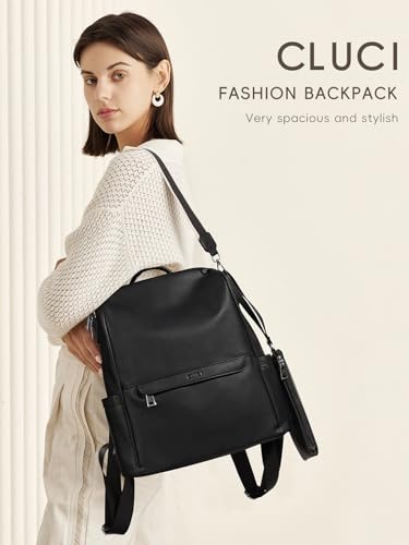 Image of CLUCI Womens Backpack Purse PU Leather Anti-theft Fashion Designer Travel Bag Ladies Shoulder Bags | Purse