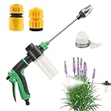 Pressure Washer - Stainless Steel Cordless Pressure Spray Cleaner - Powerful Car Washer - for Car Yards Window Pipes Outdoors Balcony Patio Garage