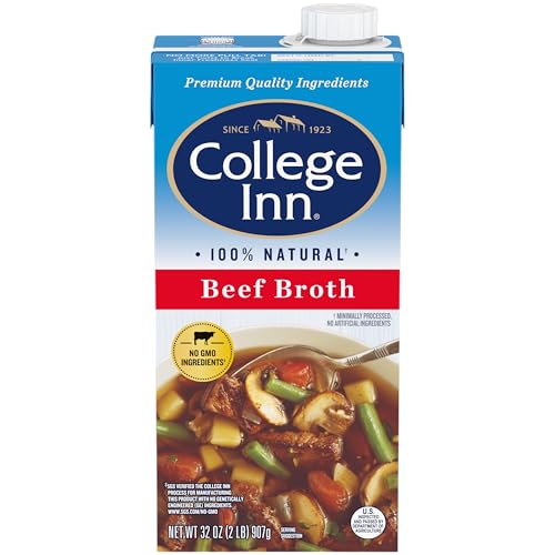 College Inn 100% Natural Beef Broth, 32oz (12 Pack)