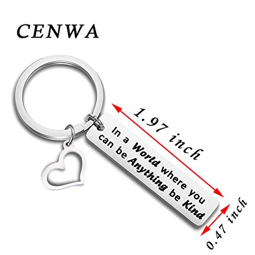 CENWA Kindness Gift Anti Bullying Awareness Gift in A World Where You Can Be Anything Be Kind Anti-Bullying Motivational Gift2
