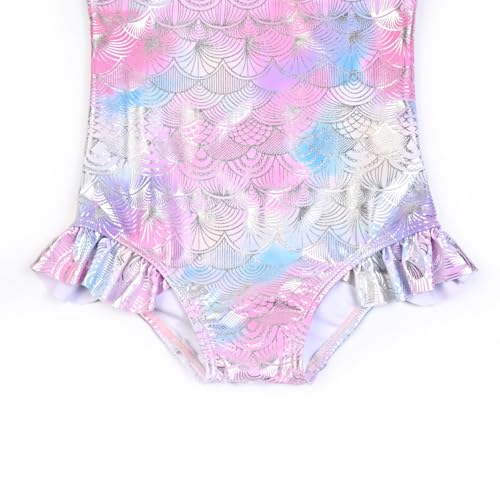 Image of QPANCY Girls Swimsuits Unicorn Bathing Suits Toddler Kids One Piece Swimwear