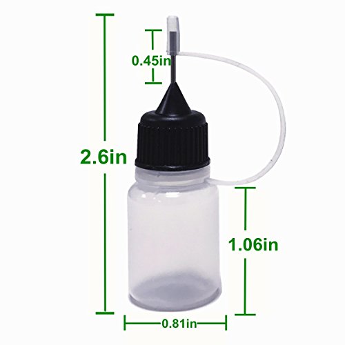 (30 Pack, 5Ml) Needle Bottle Dropper Bottle Eliquid Bottle Liquid Bottle Squeeze Bottle Steel Needle Tip Dropper Bottle #TOP3