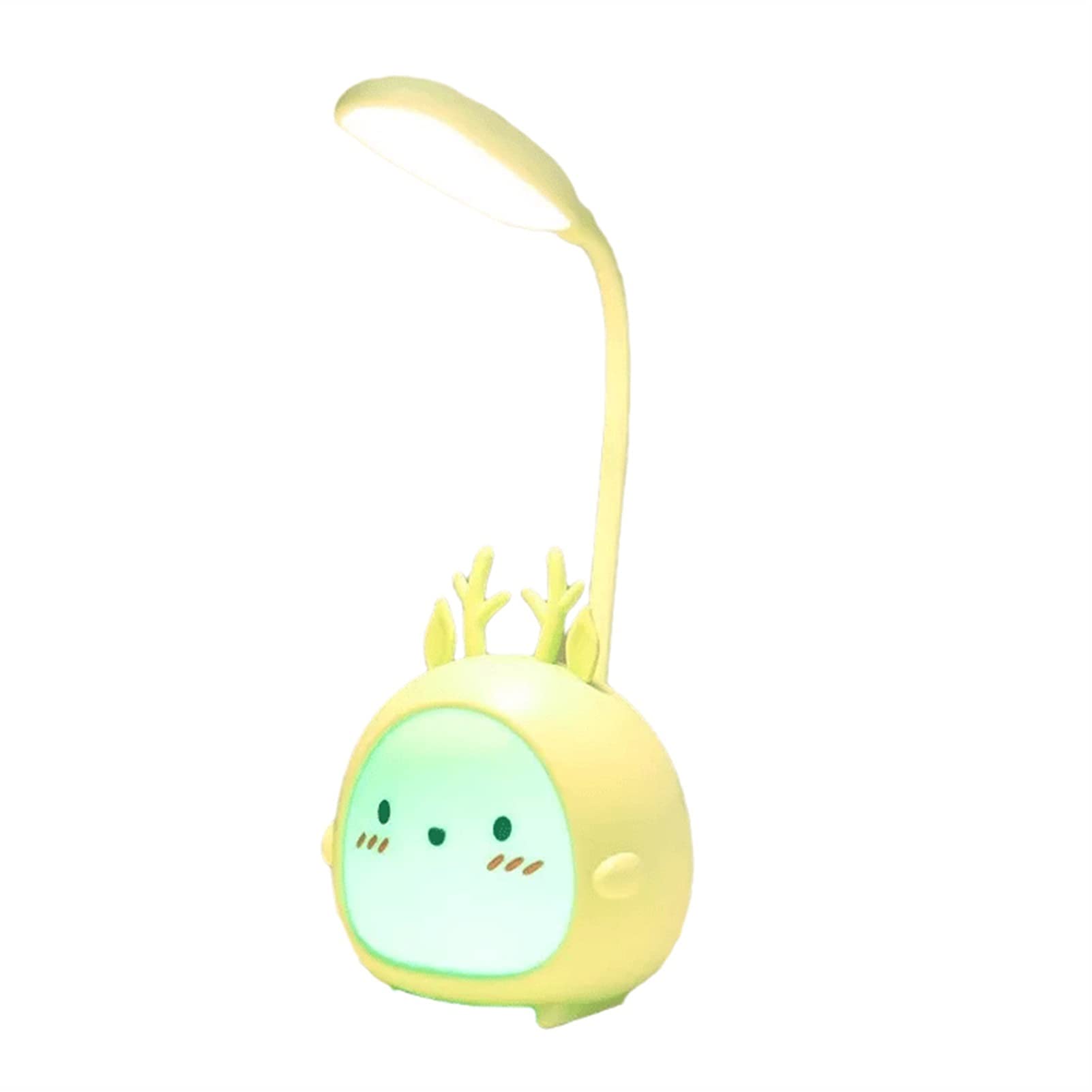 Reading Light, USB Rechargeable -Speed Dimming Cute Dormitory Learning Reading Desk Lamp Eye Protection(2)