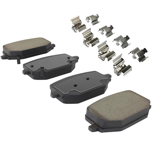 Image of QUALITY-BUILT Rear Ceramic Brake Pads, Premium 1001-2231C, Compatible with 2020-2025 Ford /Lincoln (Aviator,Explorer,Mustang,Police Interceptor Utility)