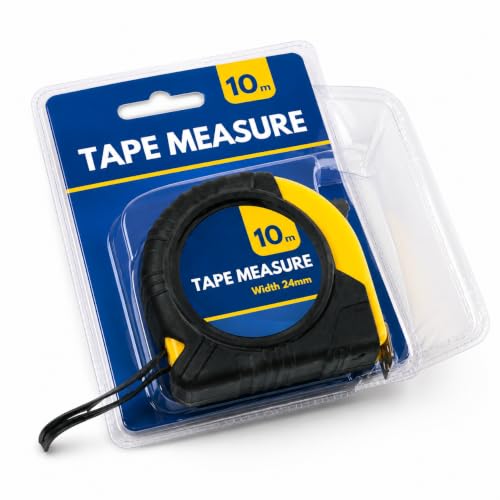 10m x 24mm Self-Locking Retractable Tape Measure