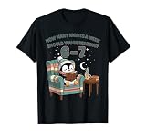 Penguin Reading 67 Six Seven Funny Bookworm Cozy Reader Gift T-Shirt