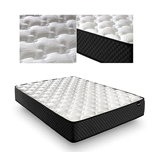 Tanuk Colchon Viscoelastico con Tejido Aloe Vera 120x200 Prime Vitality Hipoalargenico Termoregulador Tacto Suave Firmeza Media Envio y Subida a Domicilio Incluidos
