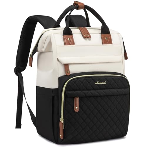 Image of LOVEVOOK Laptop Backpack for Women, 17.3'' Waterproof Nurse Bag Teacher Work Backpack Purse for Women, Travel Computer Backpack for College Office Business Ladies