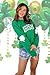 TAOHONG Women St. Patrick's Day Sweatshirts Shamrock Shirt Clover Printed Long Sleeve Irish Gift Casual Loose Fit Tops