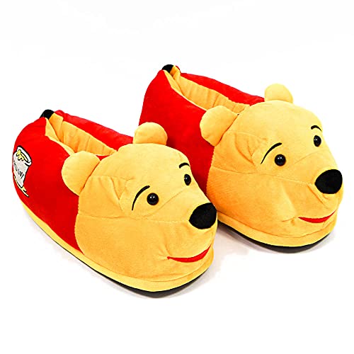 Pantufa Pelúcia 3d Ursinho Pooh 36/38 - Puff - Original Disney