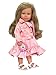 Kennedy and Friends Complete Outfits for 18 Inch Fashion Girl Dolls- 18 Inch Doll Clothes That Fits All 18 Inch Dolls (Pink Summer Dress with Floral Purse)