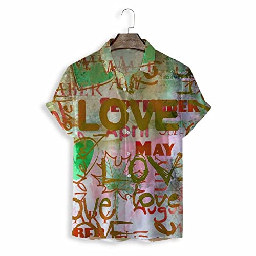 Chemise hawaïenne pour fête d'été et tenue de vacances décontractée