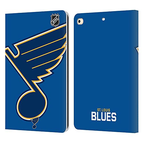 Head Case Designs NHL St Louis Blues Étui Cuir Apple iPad 9.7 2017 2018