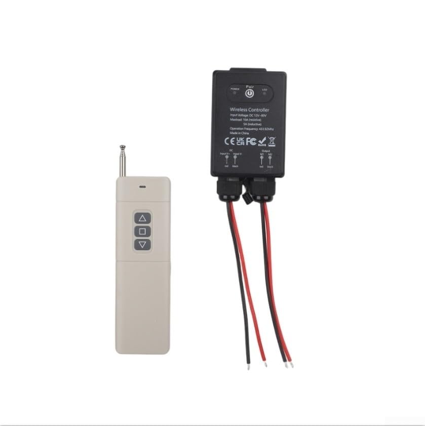 Interruptor RF de 30A para activar el motor de la puerta desde el coche 6
