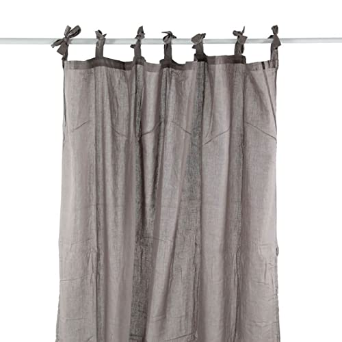 Thedecofactory 140308 Vorhang, Baumwolle, Taupe, 140 x 300 x 3 cm