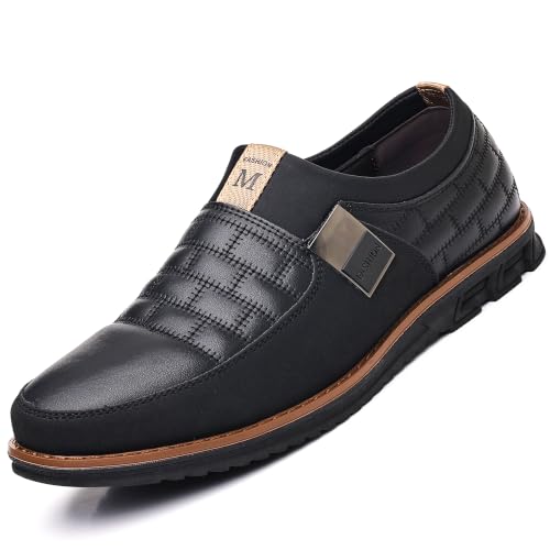 Image of COSIDRAM Mens Casual Shoes Dress Sneakers Loafers Comfort Walking Shoes | Lightweight slip-on for hassle-free wear. Cloud-like comfort, sock-friendly fit for daily & semi-formal occasions.