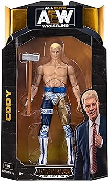AEW Cody Rhodes Unrivaled Series 1B Variant Wrestling Action Figure, AEW0135