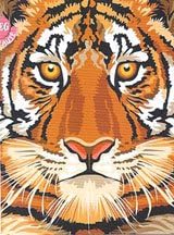 Needlepoint Canvas Gobelin Tapestry SEG Paris Felin 926-252 40 X 50