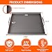 6787 Full Size Griddle for Weber Spirit I & II 300 Series Gas Grill Non-Stick Carbon Steel Flat Grill Replacement for Weber GS4 Spirit E/S310 E/S315 E/S320